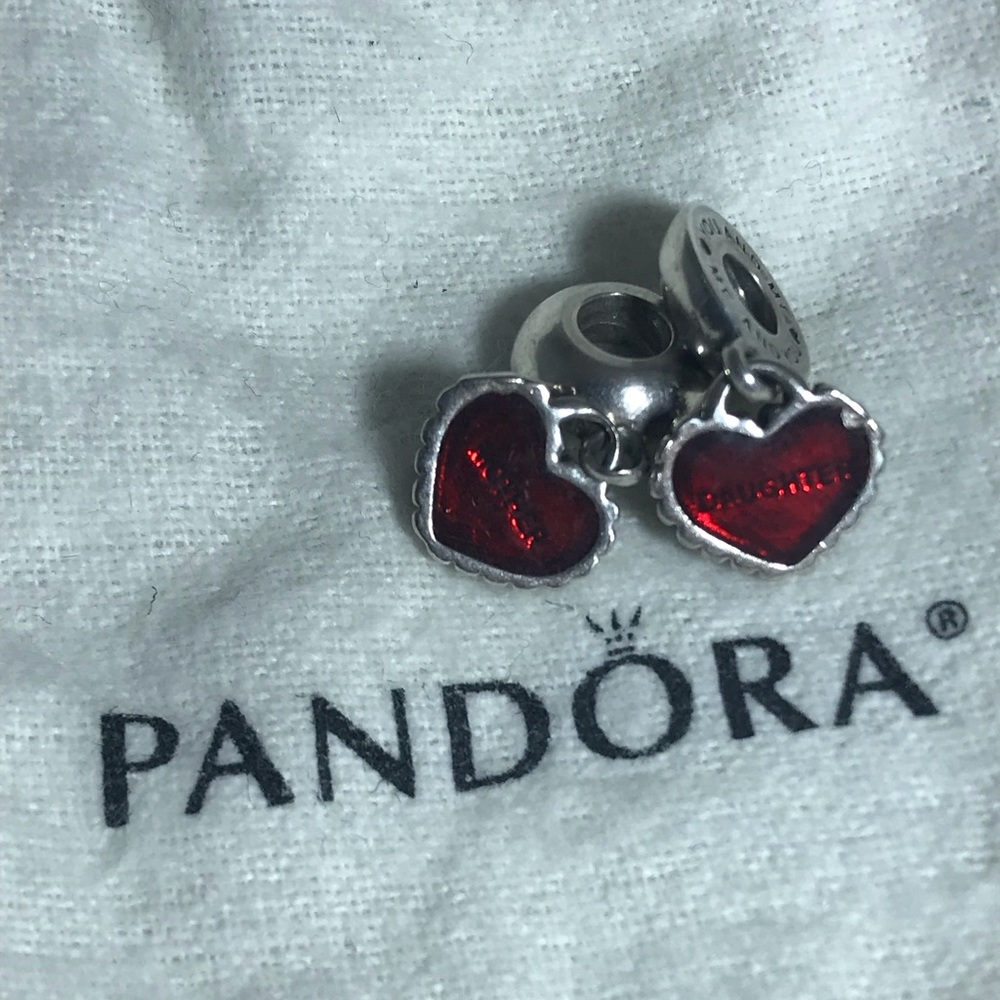 Pandora mother daughter charms